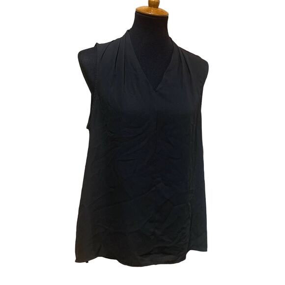 Mossimo Tops - Mossimo Large Flowy V-Neck Sleeveless Polyester Hi Low Sheer Tank Top Blouse